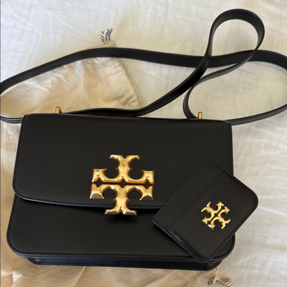 Tory Burch Black and Gold Women's Bag